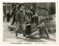 7s265 FLYING FOOL 8x10.25 still '29 WWI soldiers watch William Boyd knock man to the ground!