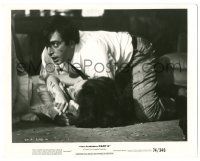 7s316 GODFATHER PART II 8.25x10.25 still '74 c/u of Al Pacino on floor shielding Diane Keaton!