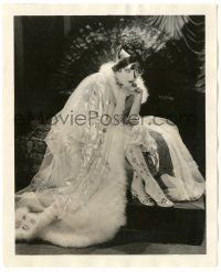 7s367 HER GILDED CAGE 8.25x10 still '22 incredible portrait of Gloria Swanson in elaborate gown!