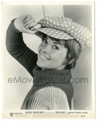 7s404 INSIDE DAISY CLOVER 8x10.25 still '66 great c/u of Natalie Wood smiling in sweater & cap!