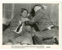 7s405 INVASION OF THE BODY SNATCHERS 8x10 still '56 cop Ralph Dumke attacking Kevin McCarthy!