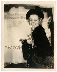 7s436 JEAN HARLOW 8x10.25 still '35 signing scroll of fame at Max Factor's Make-Up Studio opening!