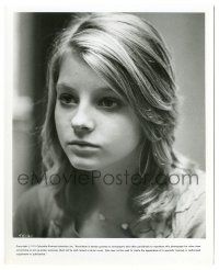 7s451 JODIE FOSTER 8.25x10 still '75 super young portrait in her Taxi Driver award winning role!