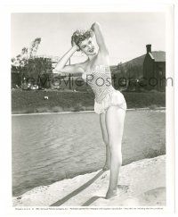 7s464 KATHLEEN HUGHES 8.25x10 still '53 portrait of the sexy photogenic actress in swimsuit!