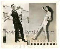7s465 KATHLEEN O'MALLEY 8.25x10 still '45 split image as baby with dad Pat O'Malley & grown up!