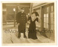 7s479 KLONDIKE ANNIE deluxe 8x10 key book still '36 big Victor McLaglen standing outside with woman!