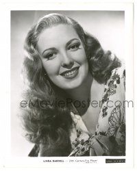 7s500 LETTER TO THREE WIVES 8x10.25 still '49 smiling portrait of beautiful Linda Darnell!
