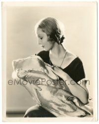 7s501 LIFE BEGINS 8x10.25 still '32 close up of beautiful Loretta Young holding her baby!