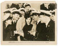 7s525 LOTTERY LOVER 8x10.25 still '35 great c/u of pretty Pat Paterson surrounded by military men!