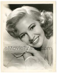 7s564 MARILYN MAXWELL 8x10.25 still '40s super close up smiling portrait of the pretty actress!