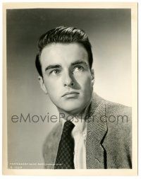 7s588 MONTGOMERY CLIFT 8x10.25 still '48 portrait from his first movie The Search!