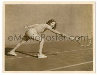 7s611 NELL O'DAY 8x10.25 still '40 pretty actress taking time away from movies to play tennis!
