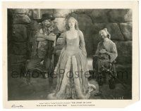 7s617 NIGHT OF LOVE 8x10.25 still '27 two rough looking pirates look at pretty Duchess Vilma Banky