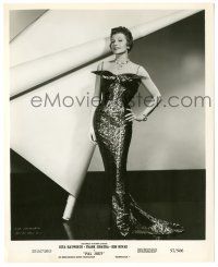 7s643 PAL JOEY 8x10 still '57 full-length sexy Rita Hayworth wearing wild dress!