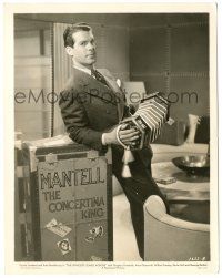 7s667 PRINCESS COMES ACROSS 8x10.25 still '36 great c/u of Fred MacMurray posing with accordion!