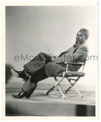 7s693 REX INGRAM 8.25x10 still '45 best seated portrait with great boots & pipe by Joe Walters!