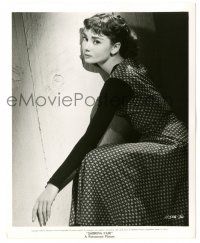 7s731 SABRINA deluxe 8x10 still '54 wonderful c/u of Audrey Hepburn, working title Sabrina Fair!