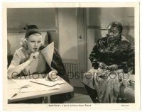7s740 SARATOGA 8x10.25 still '37 Hattie McDaniel stares at Jean Harlow who's deep in thought!