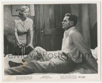 7s755 SET-UP 8.25x10 still '49 Audrey Totter looks at Robert Ryan sitting on bed!