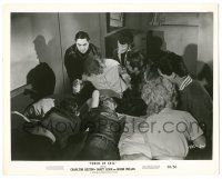 7s908 TOUCH OF EVIL 8x10.25 still '58 Janet Leigh raped by gangmembers led by Valentin de Vargas!