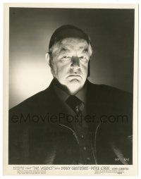 7s930 VERDICT 8x10.25 still '46 great creepy portrait of Sydney Greenstreet, first Don Siegel!