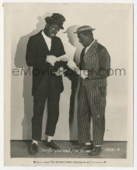 7s965 WHY BRING THAT UP 8x10.25 still '29 the Two Black Crows Moran & Mack in blackface!