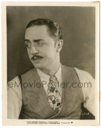 7s973 WILLIAM POWELL 8x10.25 still '27 great c/u with eyebrow raised from Loves Greatest Mistake!