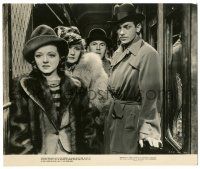 7s995 YOUNG IN HEART 8x9.25 still '38 Douglas Fairbanks stares at pretty Janet Gaynor on train!