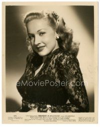 7s108 BONITA GRANVILLE 8x10.25 still '45 sexy close up wearing lace from Breakfast in Hollywood!
