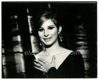 7s282 FUNNY GIRL 8x10 still '69 smiling c/u of Barbra Streisand with hand on her chest!