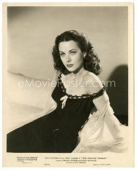 7s356 HEDY LAMARR 8x10.25 still '46 super sexy portrait in nightgown from The Strange Woman!