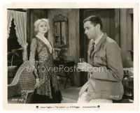 7s498 LETTER 8.25x10.25 still '29 Jeanne Eagels looks upset at Herbert Marshall with drink!