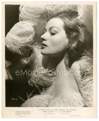 7s350 HAZEL BROOKS 8.25x10 still '47 sexy naked c/u covered only by feathers from Body & Soul!