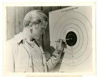 7s635 O'SHAUGHNESSY'S BOY candid 8x10.25 still '35 Jackie Cooper checks his target during practice!