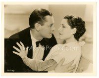 7s696 RIPTIDE 8x10.25 still '34 romantic c/u of beautiful Norma Shearer & Herbert Marshall!