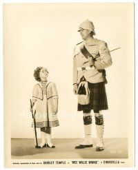 7s771 SHIRLEY TEMPLE 8.25x10.25 still '30s selling dress from Wee Willie Winkie, Victor McLaglen!