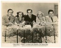 7s877 THEY WON'T FORGET 8x10.25 still '37 Claude Rains, young Lana Turner, Dickson, Norris, Kruger