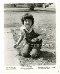 7s896 TO KILL A MOCKINGBIRD 8.25x10.25 still '62 great close up of Mary Badham as Scout kneeling!