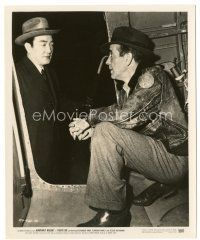 7s899 TOKYO JOE 8.25x10 still '49 close up of Humphrey Bogart talking to Sessue Hayakawa!
