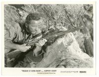 7s911 TREASURE OF THE SIERRA MADRE 8x10.25 still R56 great close up of Humphrey Bogart with rifle!