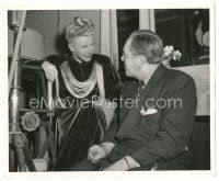 7s954 WEEK-END AT THE WALDORF deluxe candid 8.25x10 still '45 Ginger Rogers & Robert Leonard!