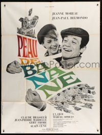 7t472 BANANA PEEL French 1p '63 Jeanne Moreau, Jean-Paul Belmondo, directed by Marcel Ophuls!