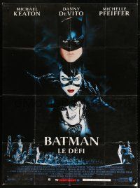 7t478 BATMAN RETURNS French 1p '92 Michael Keaton, Danny DeVito, Michelle Pfeiffer, Tim Burton
