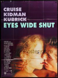 7t569 EYES WIDE SHUT French 1p '99 Stanley Kubrick, romantic c/u of Tom Cruise & Nicole Kidman!