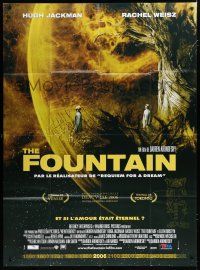 7t586 FOUNTAIN advance French 1p '06 Hugh Jackman, Rachel Weisz, directed by Darren Aronofsky