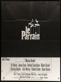 7t599 GODFATHER French 1p R70s Marlon Brando & Al Pacino in Francis Ford Coppola crime classic!