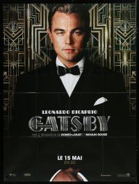 7t609 GREAT GATSBY teaser French 1p '13 great c/u of Leonardo DiCaprio, directed by Baz Luhrmann!