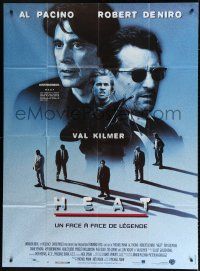 7t620 HEAT French 1p '95 Al Pacino, Robert De Niro, Val Kilmer, Michael Mann directed!