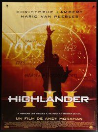 7t628 HIGHLANDER 3 French 1p '95 immortal Christopher Lambert, chosen to protect all that is good!