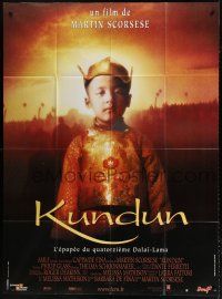 7t666 KUNDUN French 1p '97 Martin Scorsese, great image of the 14th Dalai Lama of Tibet!